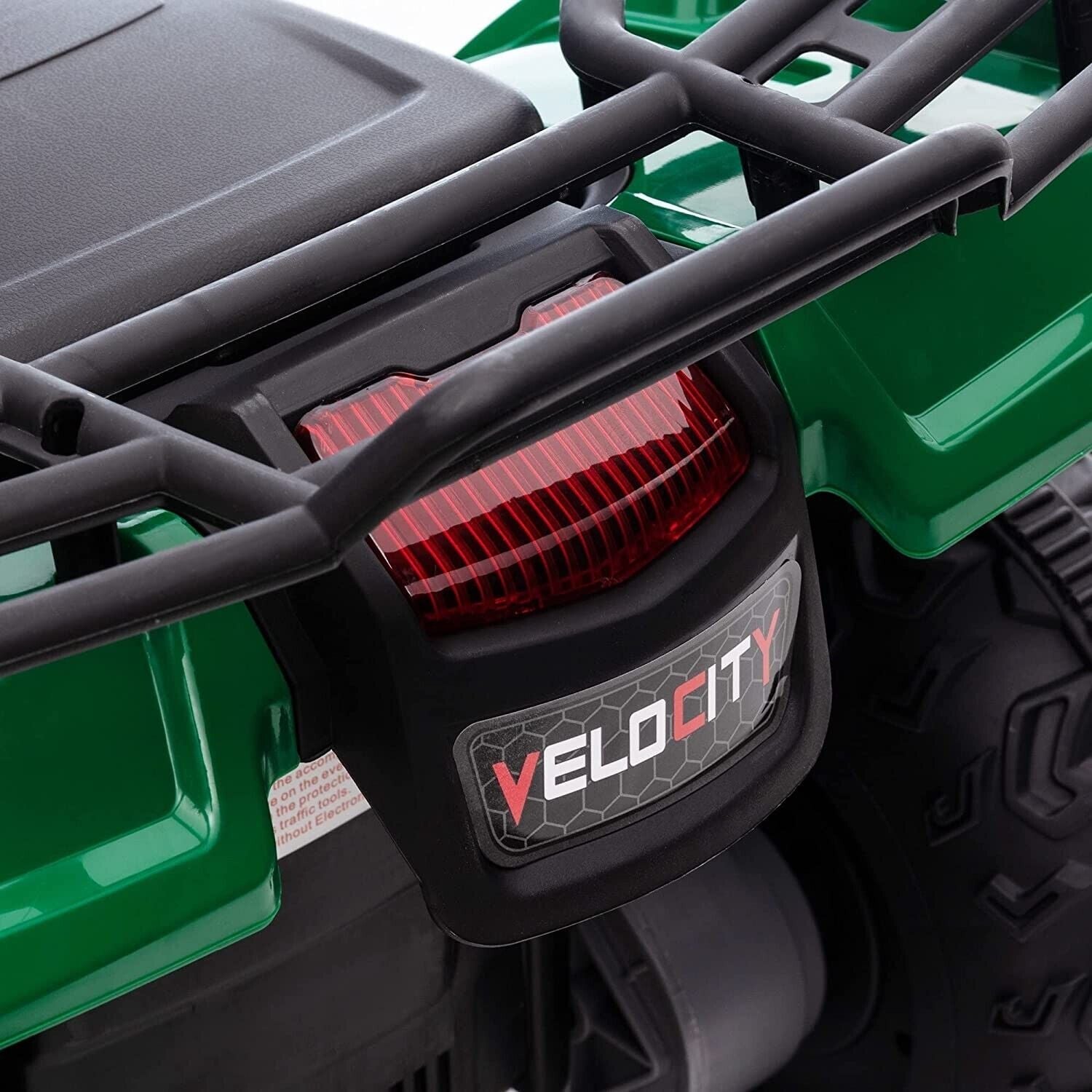 Electric ATV 4-Wheeler Quad Car Toy for Kids with MP3 Player - Green