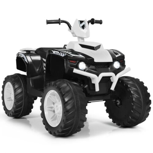 Electric ATV for Kids with LED Lights and Treaded Tires - 12V Ride-On Adventure