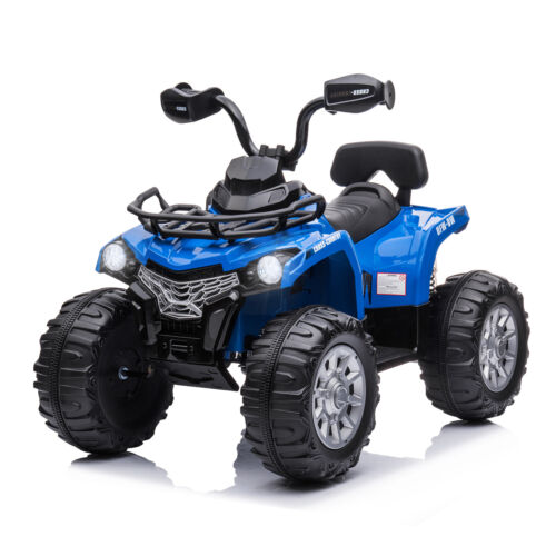 Electric ATV Quad 4-Wheeler Ride On Toy for Kids with LED Lights and USB Port