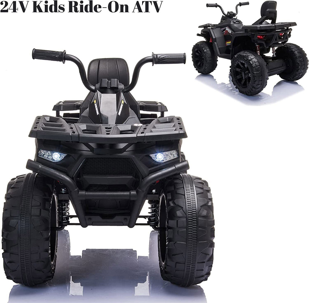 Electric ATV Truck for Kids Ages 3-8: 24V Ride-On Power Wheel in 4 Vibrant Colors