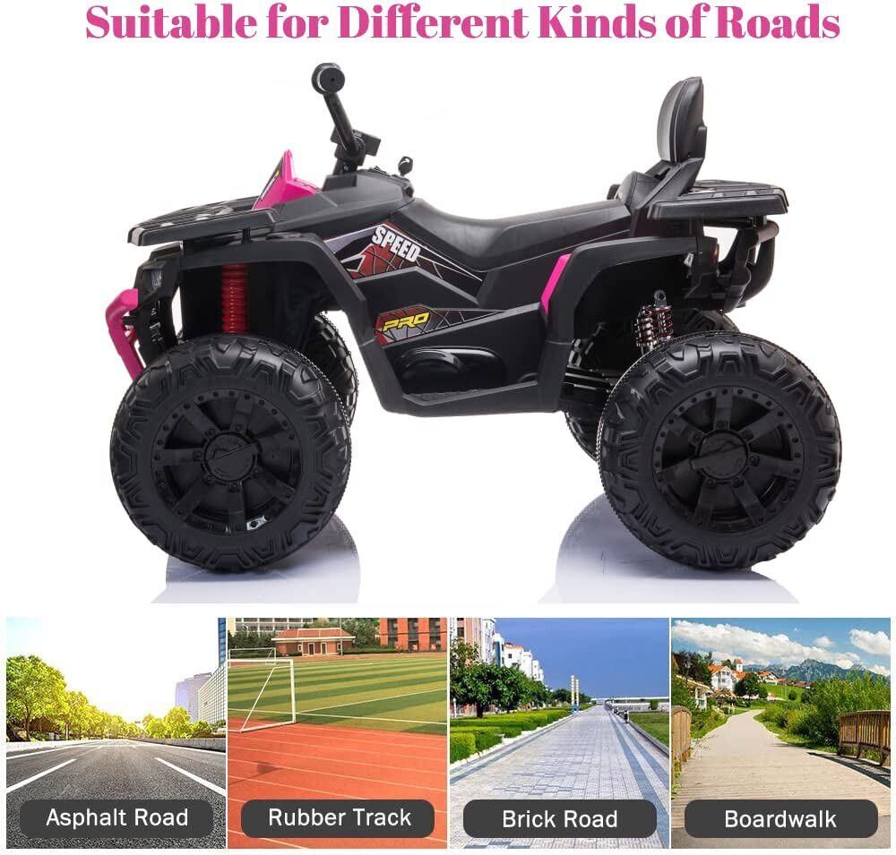 Electric ATV Truck for Kids Ages 3-8: 24V Ride-On Power Wheel in 4 Vibrant Colors
