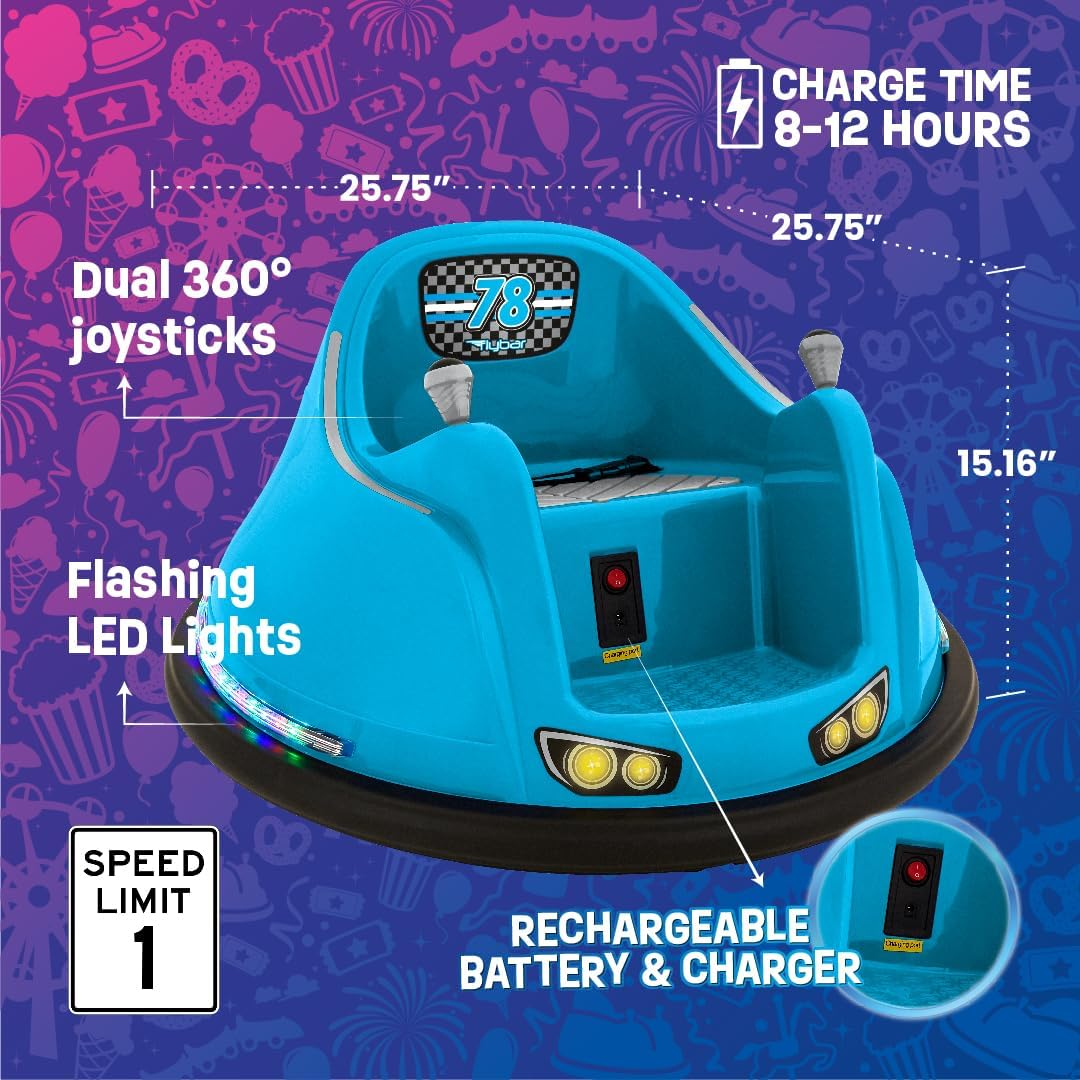 Electric Bumper Car for Toddlers and Kids - Fun and Safe Ride-On Toy for Ages 1 and Up