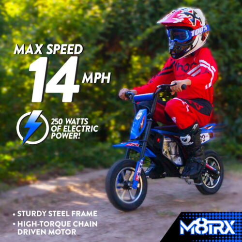 Electric Dirt Bike for Kids and Teens - 2 Color Options, 24V Ride-On Toy Motorcycle