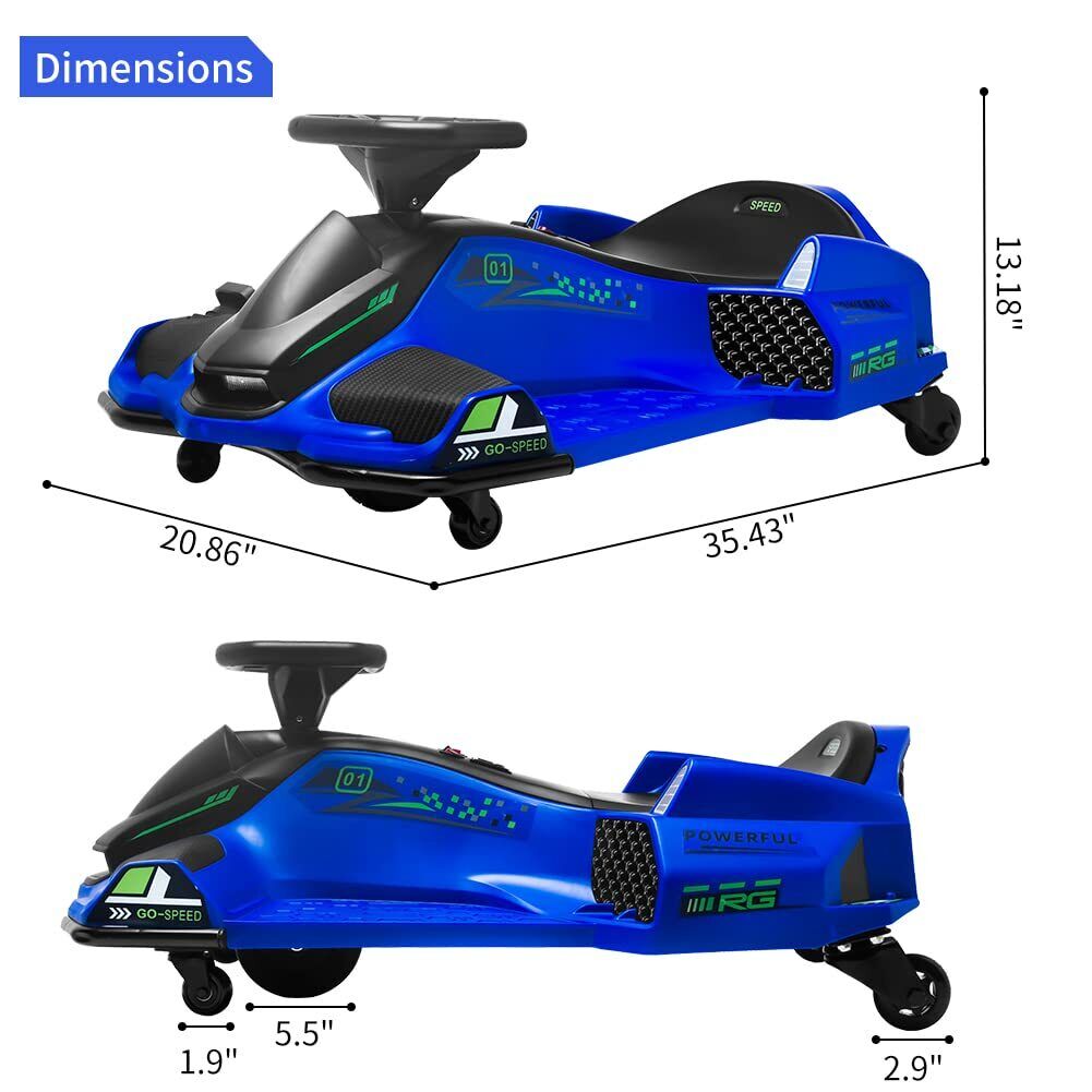 Electric Drift Car for Kids: High-Speed Drifting Fun with 24V Power