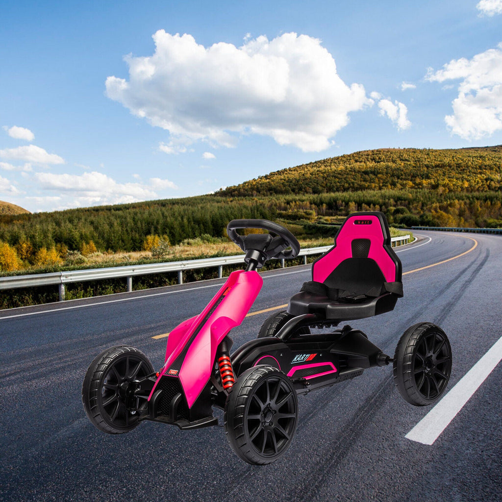 Electric Drift Kart for Kids: Safe and Fun Ride-On Car with Accelerator Pedal (12V 7AH)
