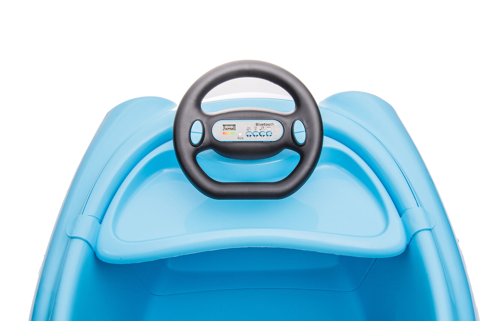 Electric Dual Drive Bumper Car with Rocking Horse Music and Pushrod Plate - 12v Ride On