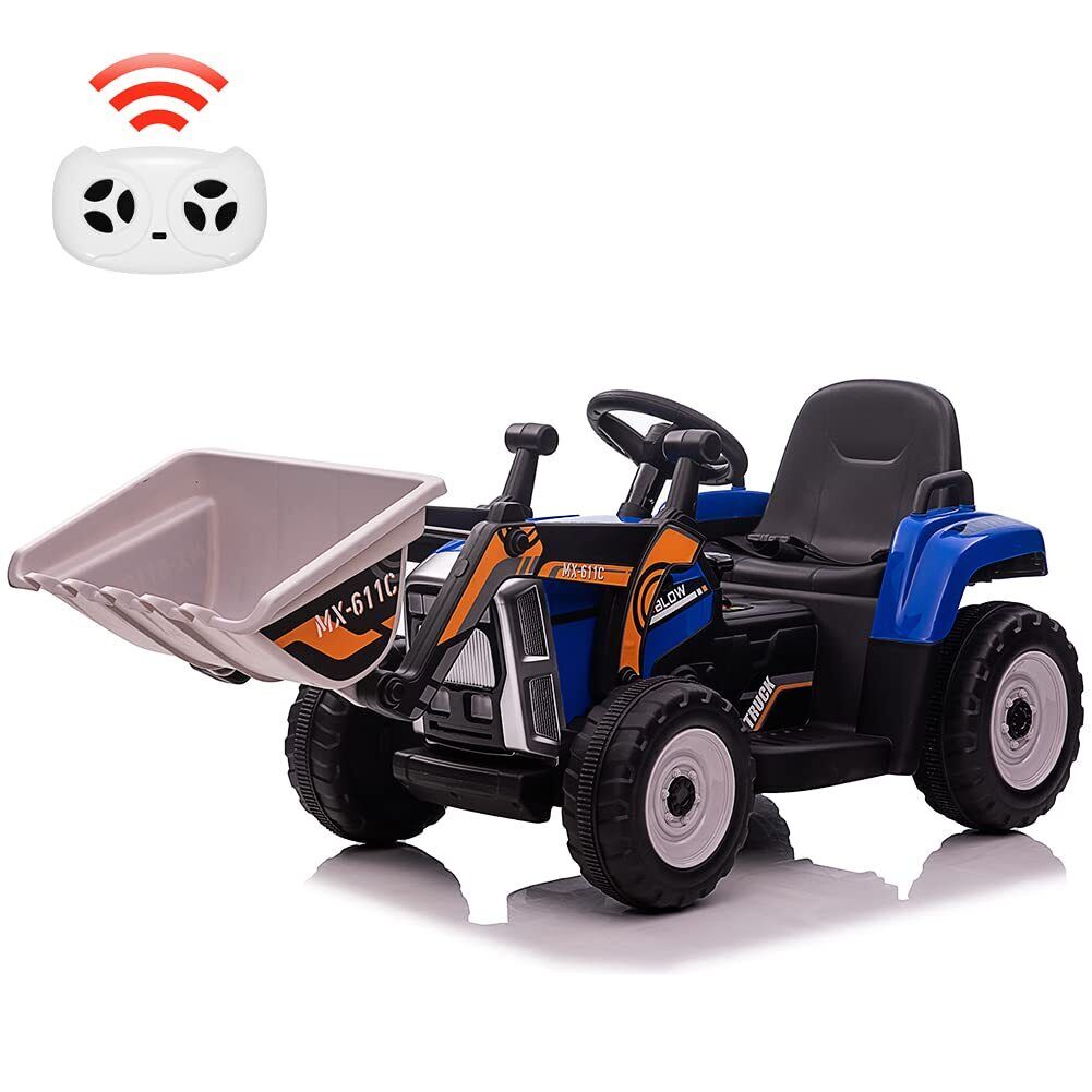 Electric Excavator Digger Ride-On Toy for Kids - 12V Battery Powered Outdoor Play Vehicle