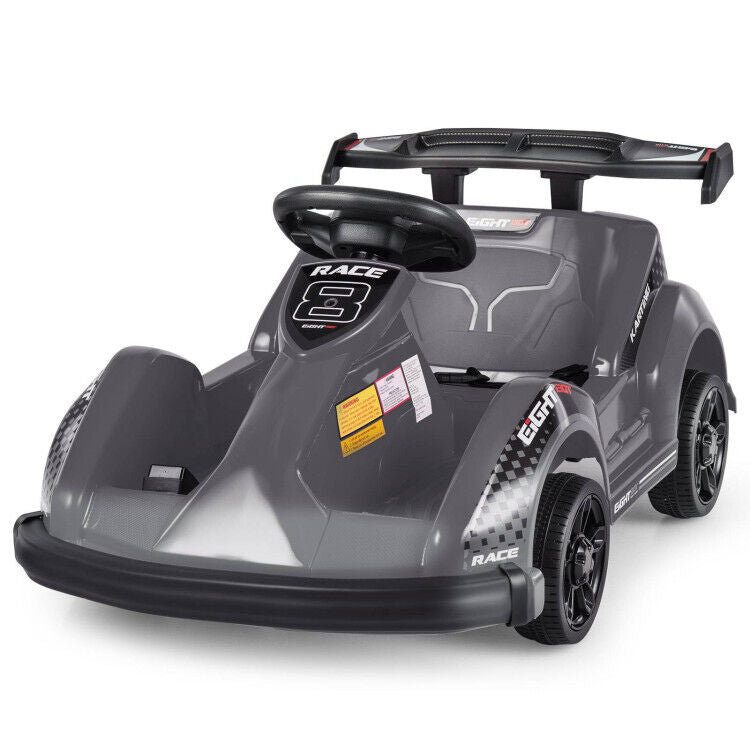 Electric Go Cart for Kids with Remote Control and Safety Features