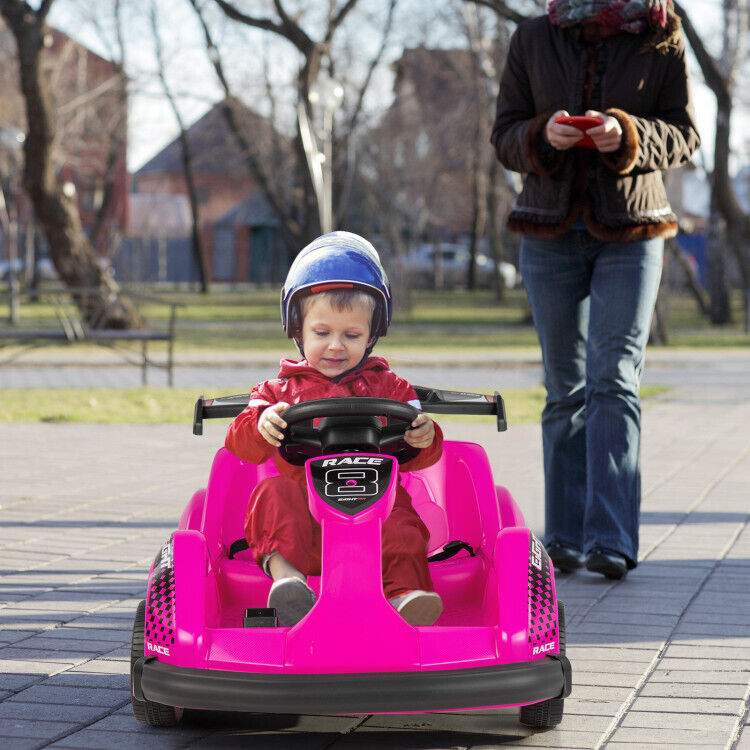 Electric Go Cart for Kids with Remote Control and Safety Features
