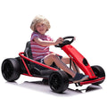 High-Speed Electric Go Kart with Music & Horn for Kids 8-12 Years - Drift in Style!