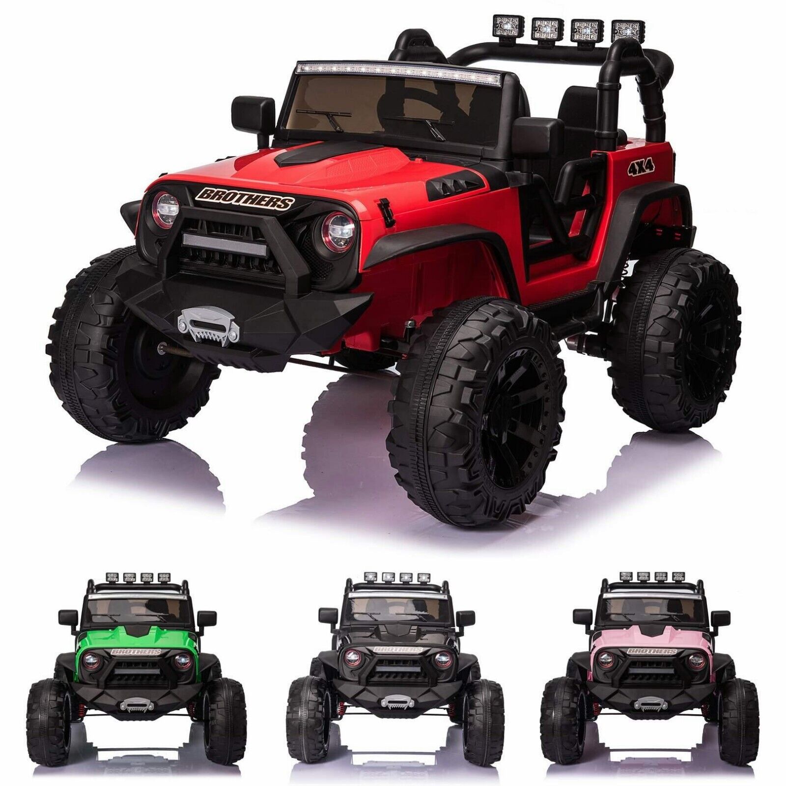 400W Electric 2 Seater Ride-On Truck for Kids with Remote Control and MP3 Player