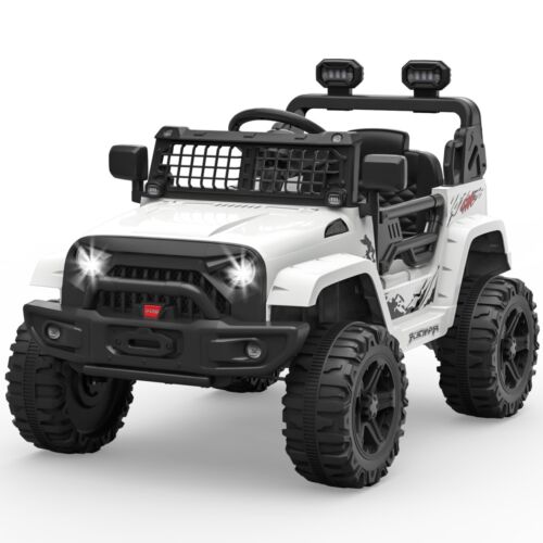 Electric Jeep Ride-On Car for Toddlers with Remote Control - 12V Kids Toy Vehicle
