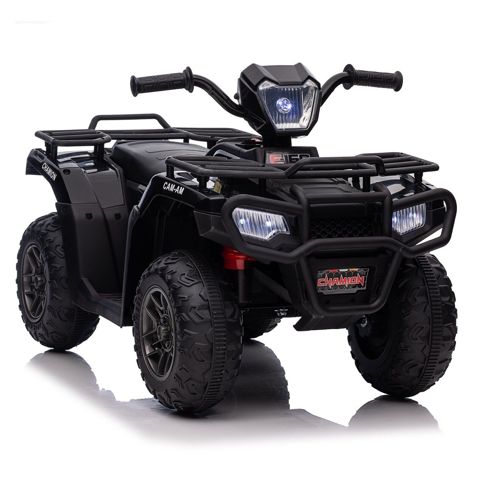 Electric Kids ATV 4-Wheeler Quad Car with MP3 Player - Black