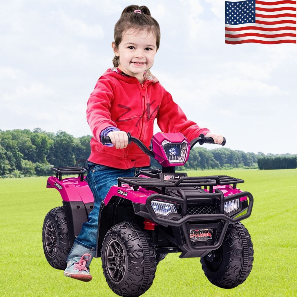 Electric Ride-On ATV for Kids Ages 3 and Up - 4 Wheels Toy Vehicle