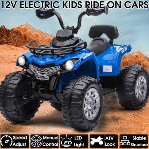 Electric Kids Ride-On Beach ATV Truck Toy with 2 Speeds and MP3 Player - 12V Battery Powered