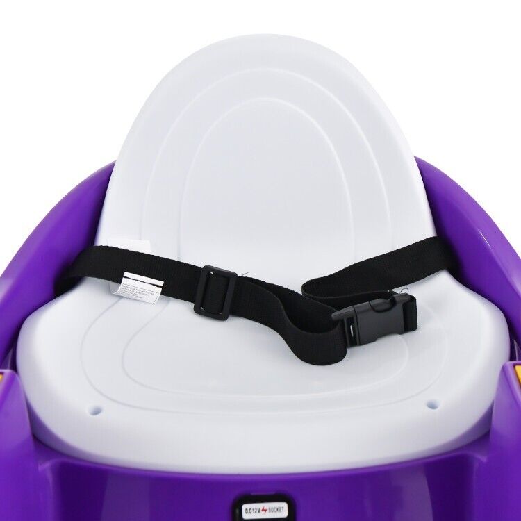 Electric Kids Ride On Bumper Car with Flashing Lights and Remote Control - Perfect Toddler Toy Gift