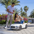 12V Electric Bentley Style Ride On Car for Kids with Remote Control and AUX