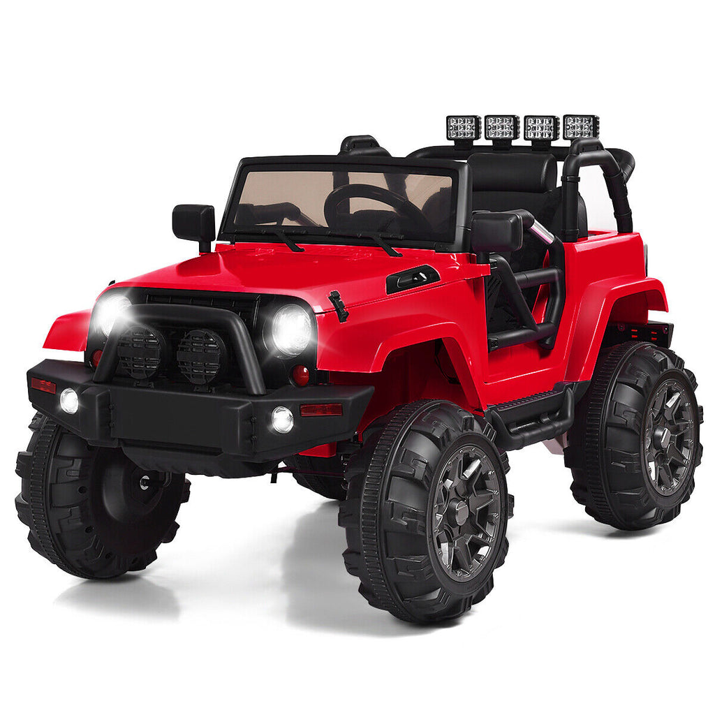 Electric Kids Ride-On Car Toy Truck with MP3 Player and LED Lights - Perfect Gift for Children
