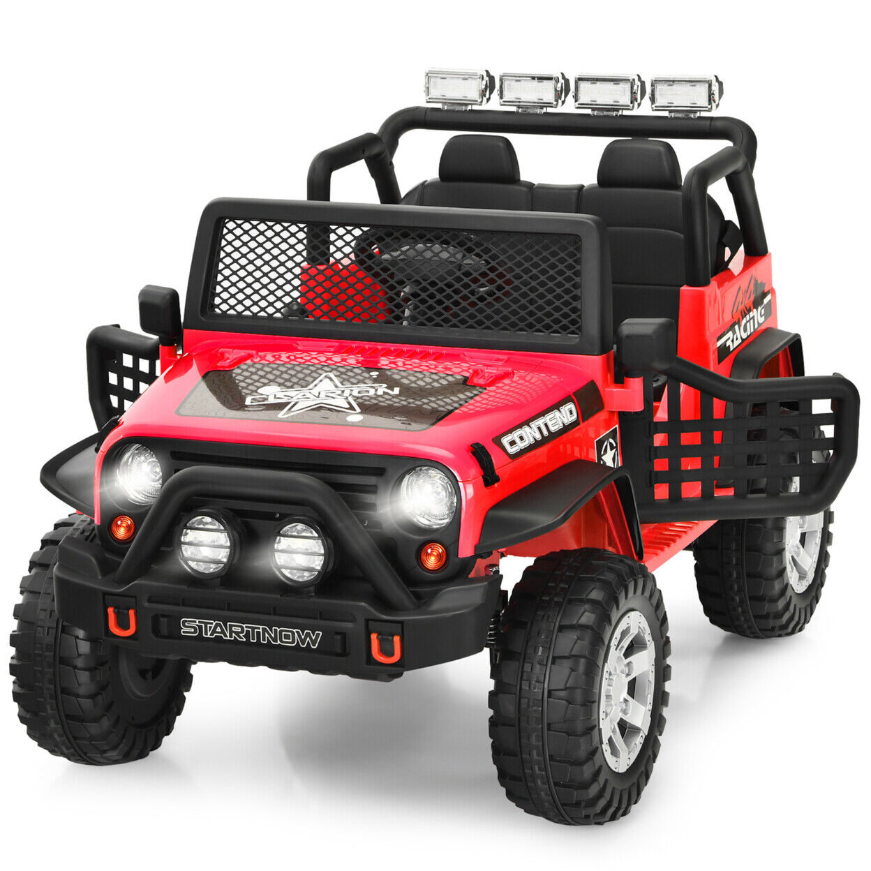 Electric Kids Ride On Car Truck with MP3 Player, Horn, and Remote Control - 12V