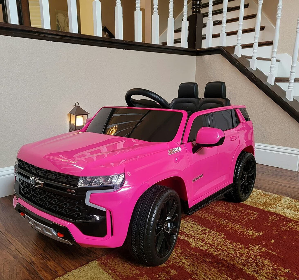 Electric Kids Ride-On Car with 3 Speeds, All-Terrain Wheels, and Remote Control - Pink