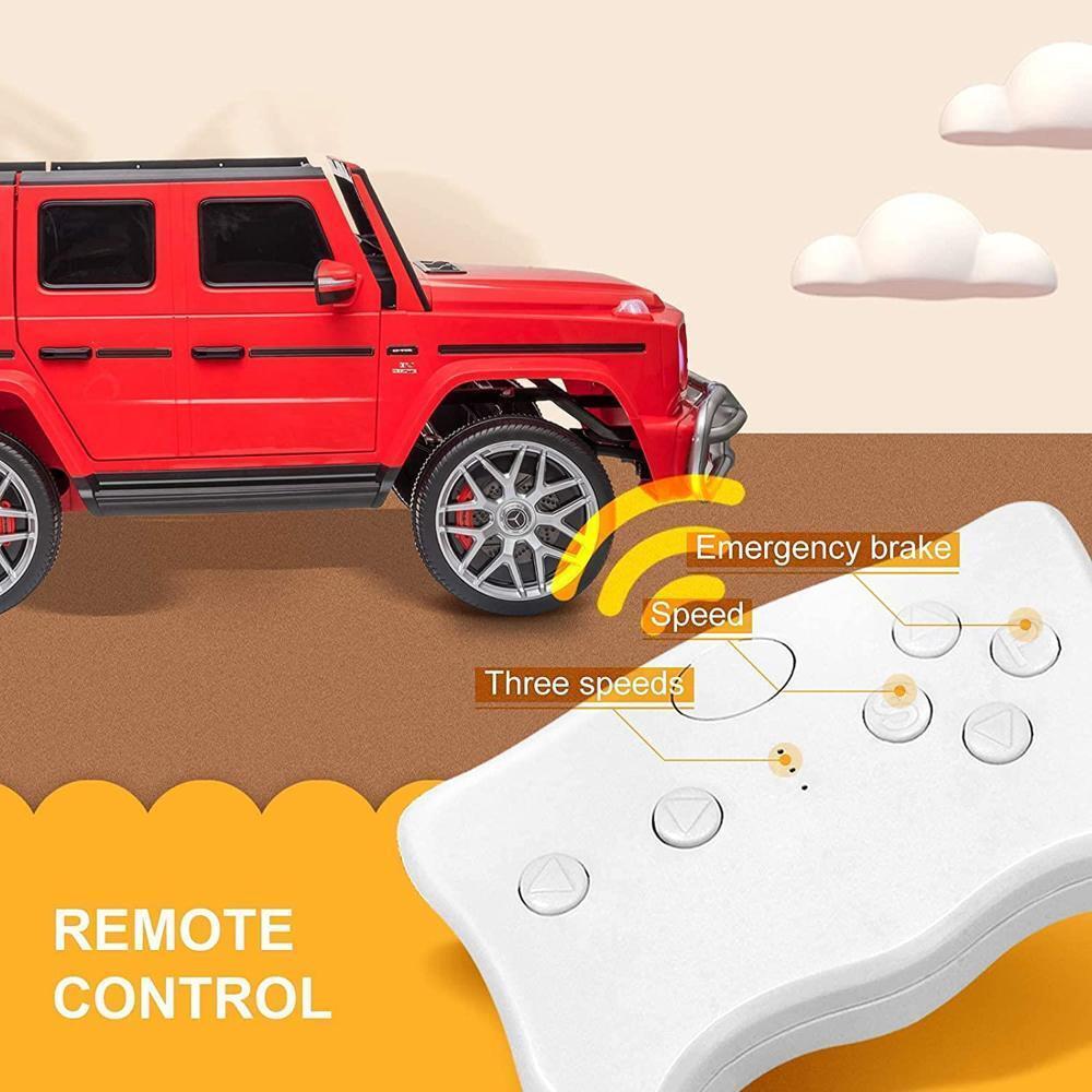 Electric Kids Ride-on Car with MP3 Player, Remote Control, and 3 Speed Options