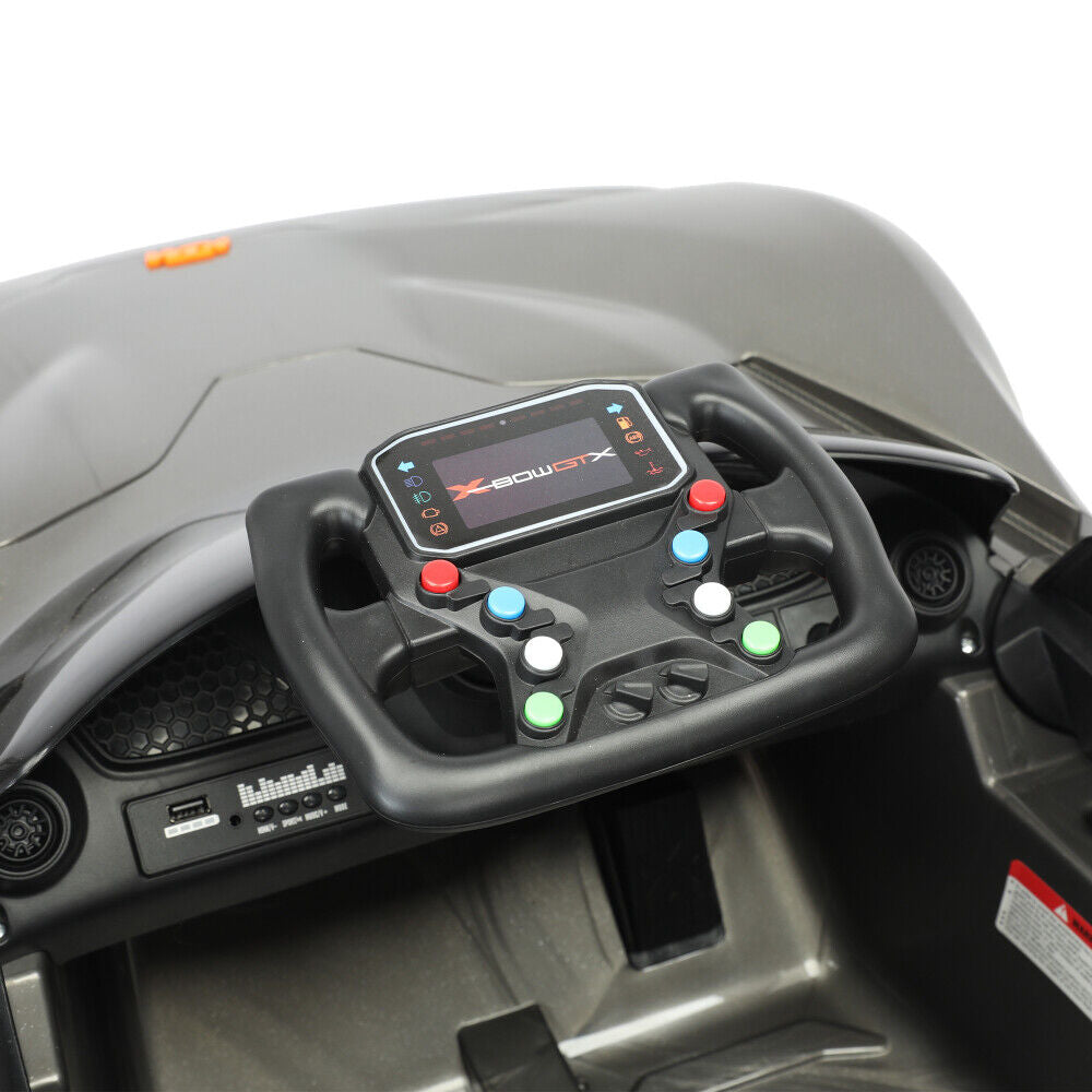 Electric Kids Ride-On Car with Remote Control, MP3 Player, and LED Lights - 3 Speed Options