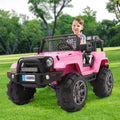 Electric Kids Ride-On Car with Remote Control, Multifunctional Lights and Music