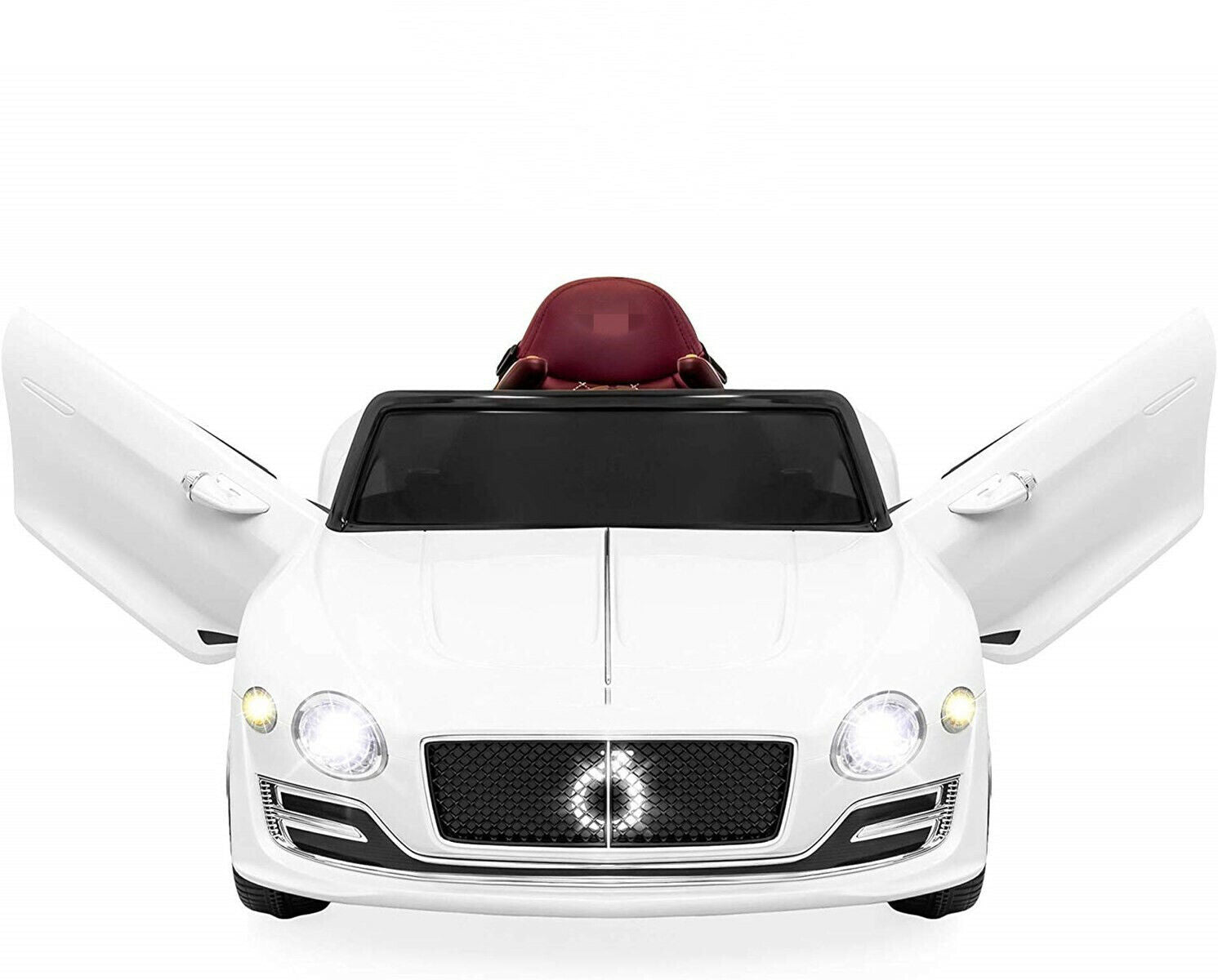 Electric Kids Ride-On Car with Scissor Doors and Safety Belts - Perfect Gift for Children (12V)