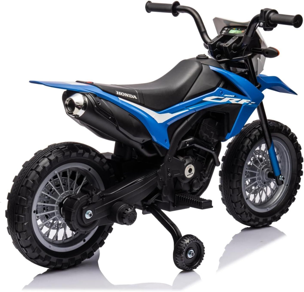 Electric Kids Ride-On Motorcycle with Bluetooth MP3 and LED Lights