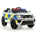 Electric Kids Ride-On Police Car with Remote Control, Music, and Headlights - MP3 Compatible