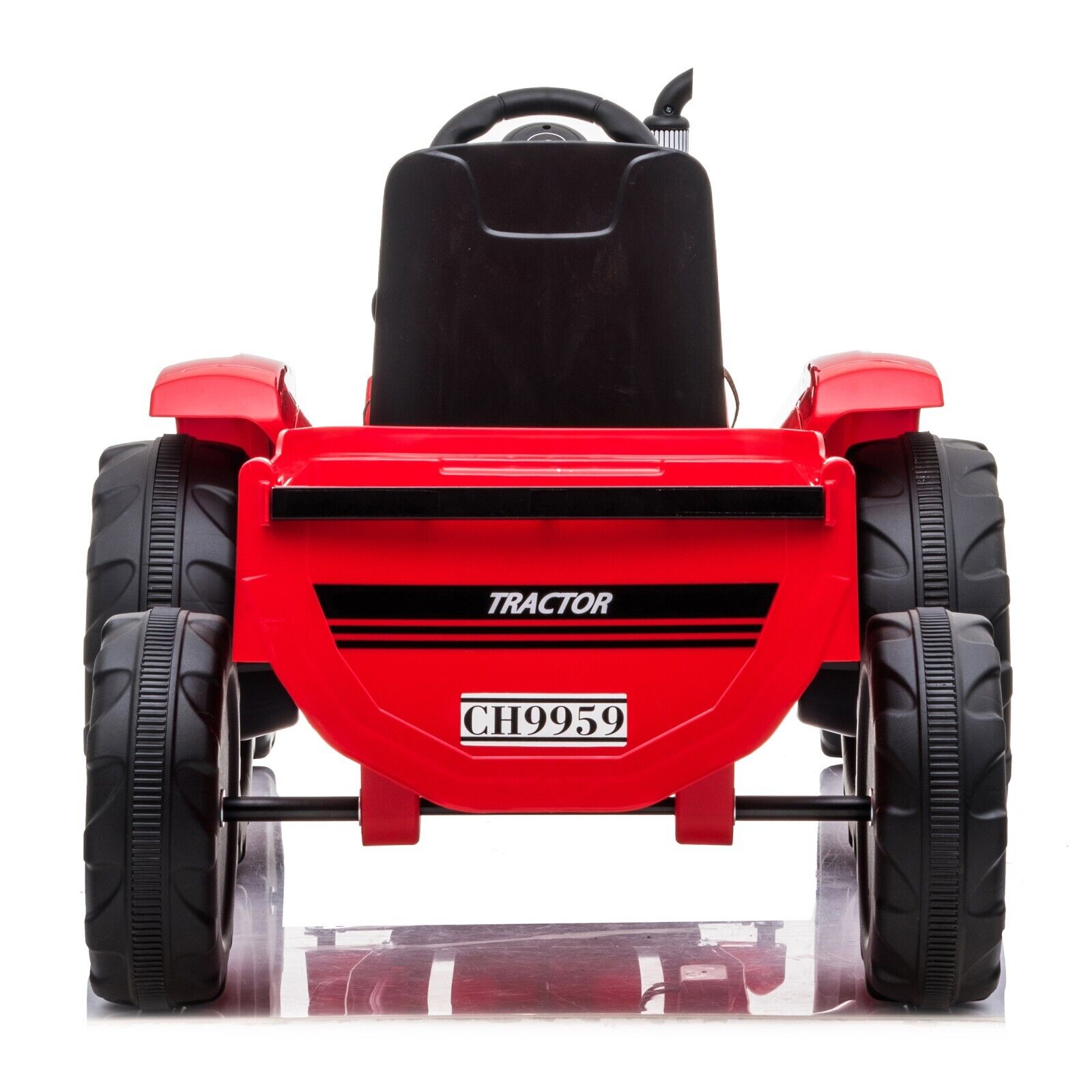 Electric Kids Ride-On Tractor with Trailer Toy - Perfect for Christmas Fun!