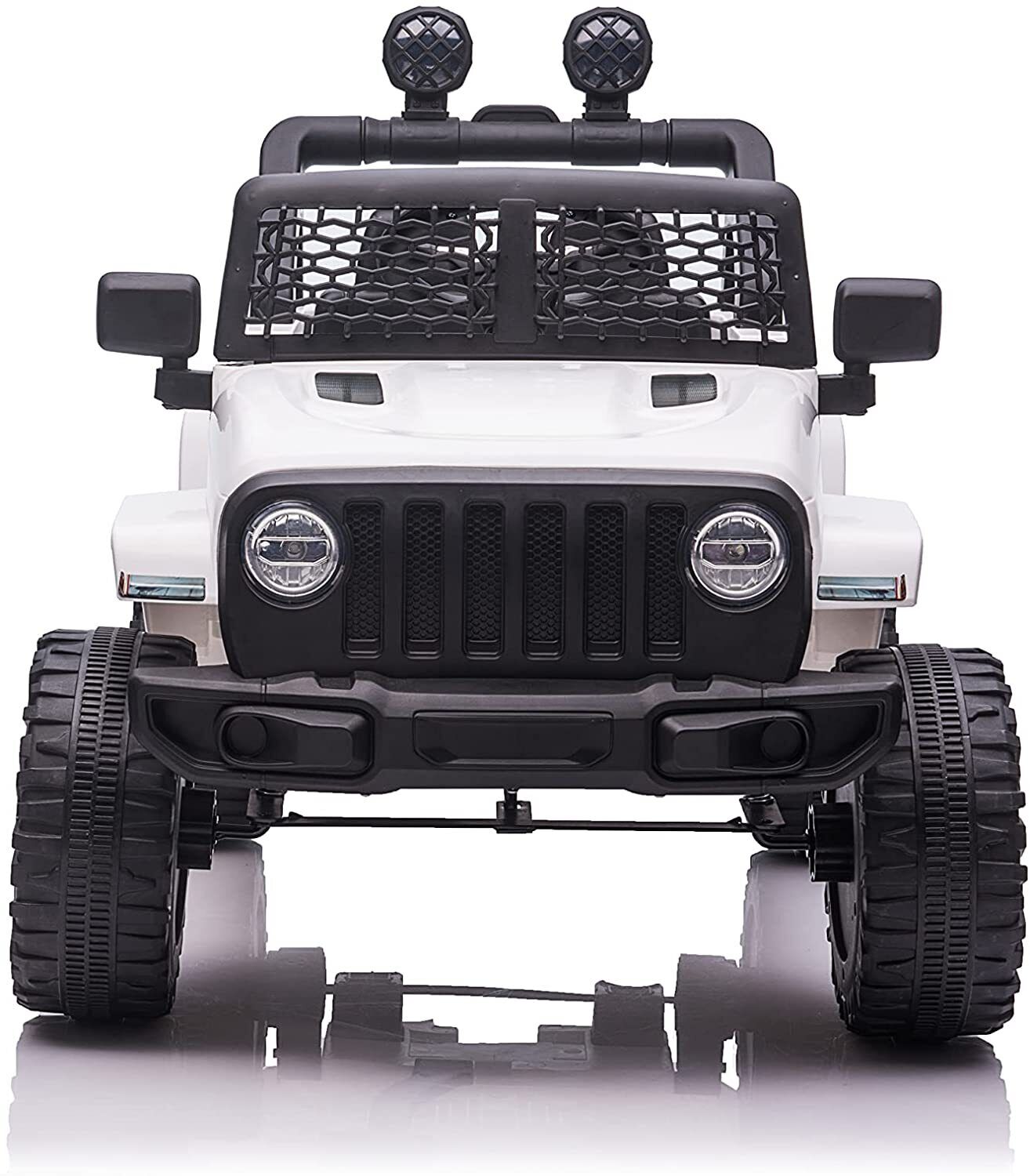 Electric Kids Ride-On Truck with Remote Control and LED Lights - 12V Battery Powered, 1-Seater