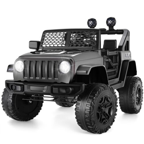Electric Kids Ride On Truck with Remote Control and MP3 Player - Battery Powered Toy Car