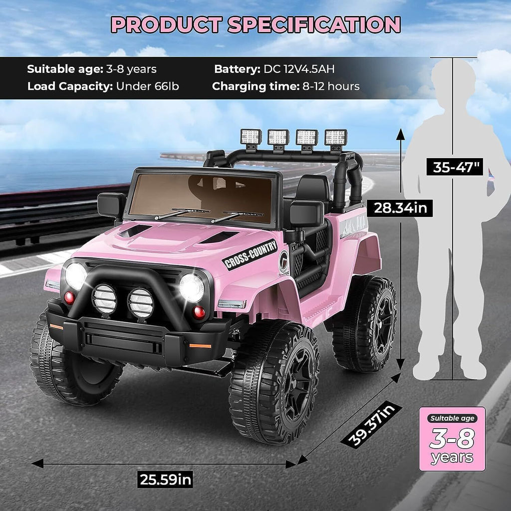 Electric Lamborghini Ride-On Car for Kids with Remote Control - 24/12V Truck Toy