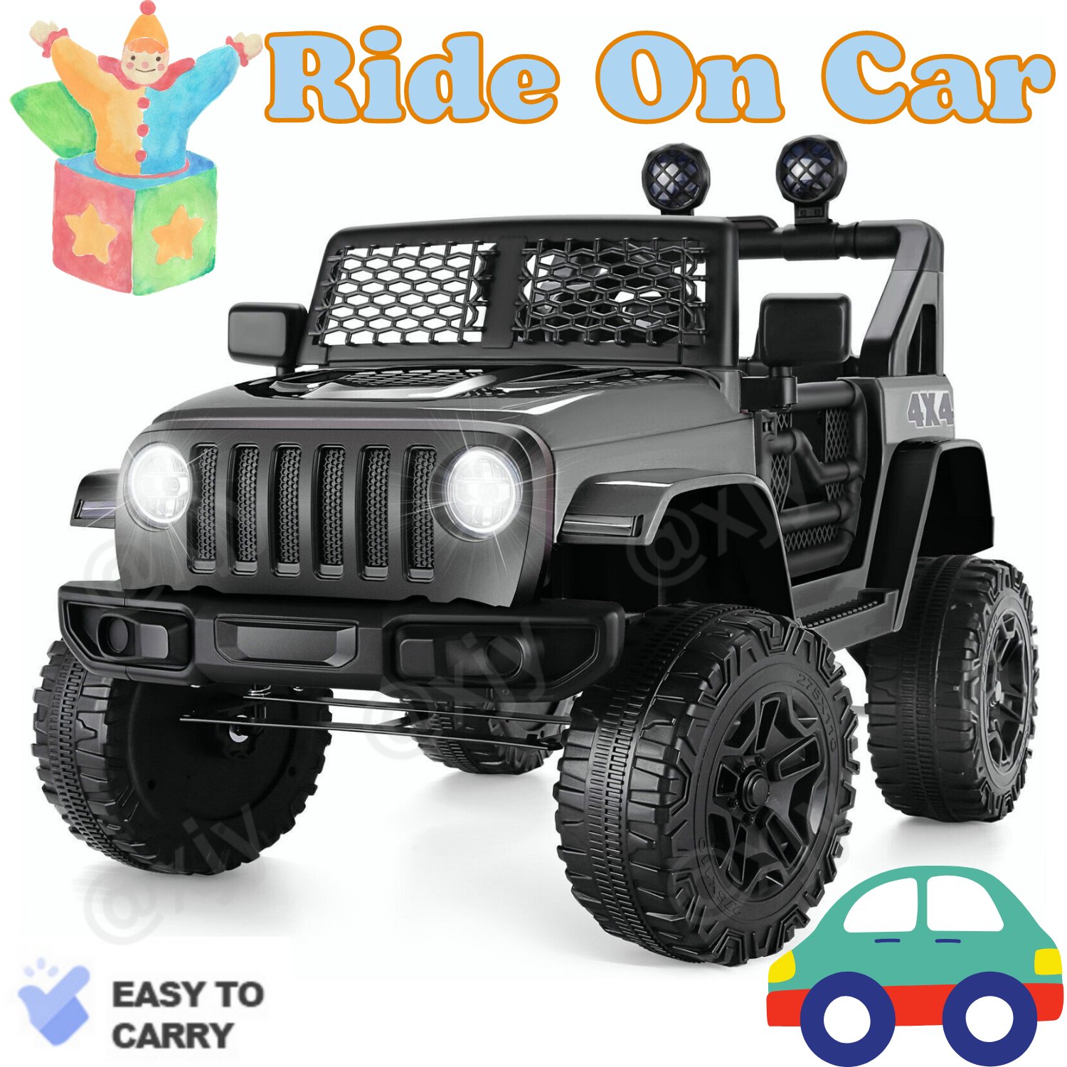 Electric Lamborghini Ride-On Car for Kids with Remote Control - 24/12V