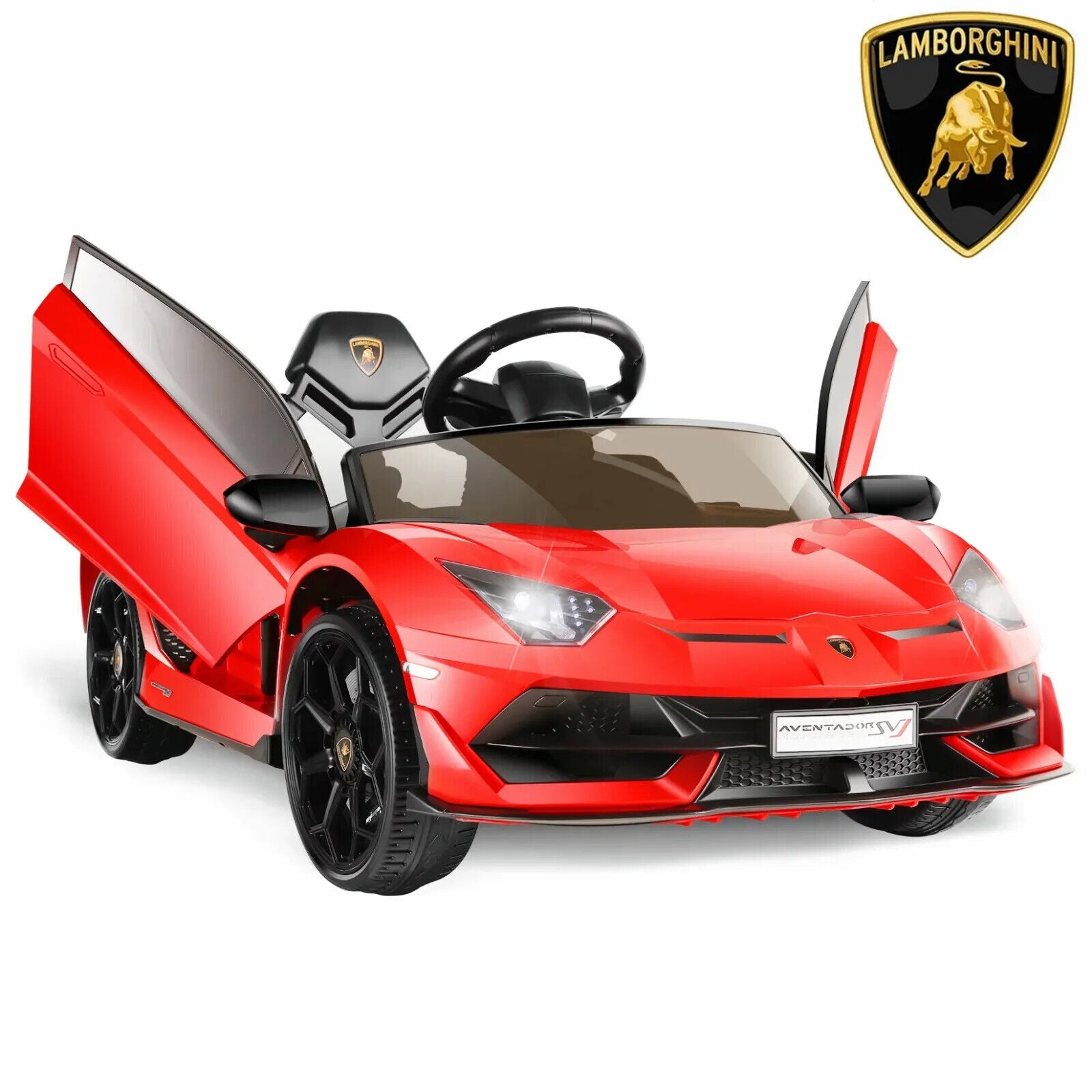 Remote Control Lamborghini Electric Ride-On Car for Kids 24/12V