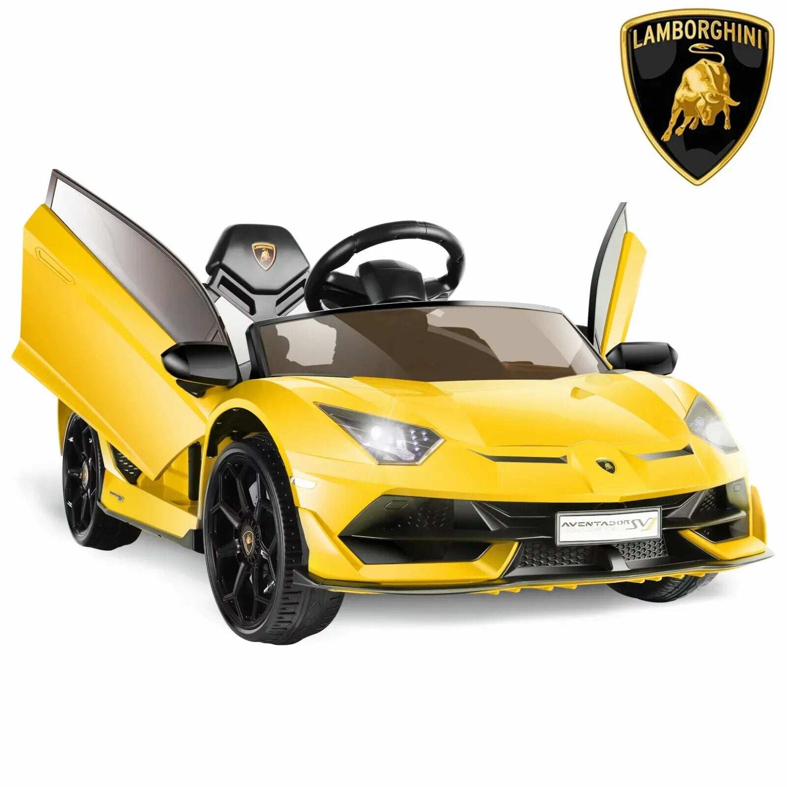 Electric Lamborghini Ride-On Car for Kids with Remote Control - 24/12V Truck Design
