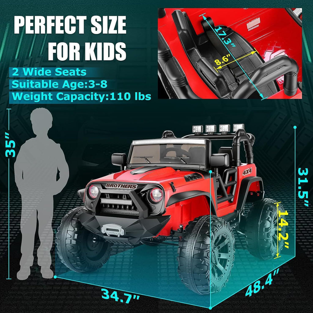 Remote Control Lamborghini Electric Car for Kids - 24/12V Ride-On Truck