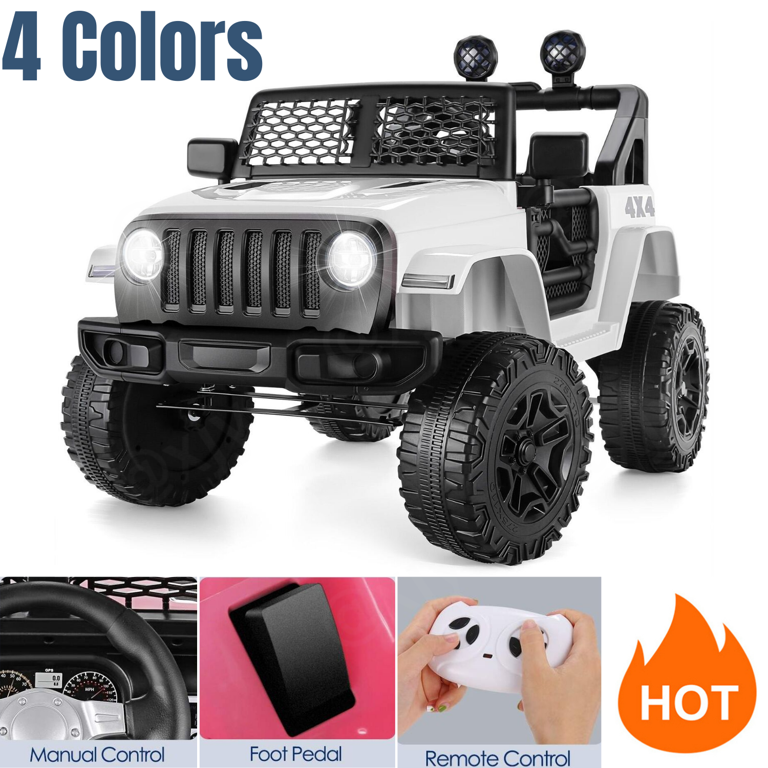 Electric Lamborghini Ride-On Car for Kids with Remote Control - 24/12V Truck Design