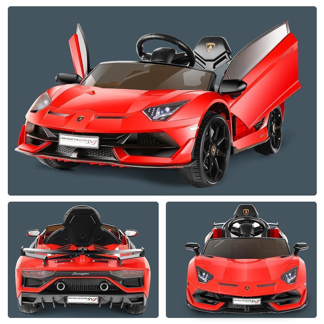 12V Lamborghini Kids Electric Ride On Car with Remote Control, MP3 Player & LED Lights