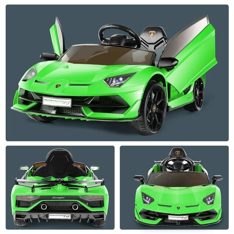 Licensed Lamborghini Electric Ride-On Car for Kids with Remote Control, MP3 and USB Connectivity