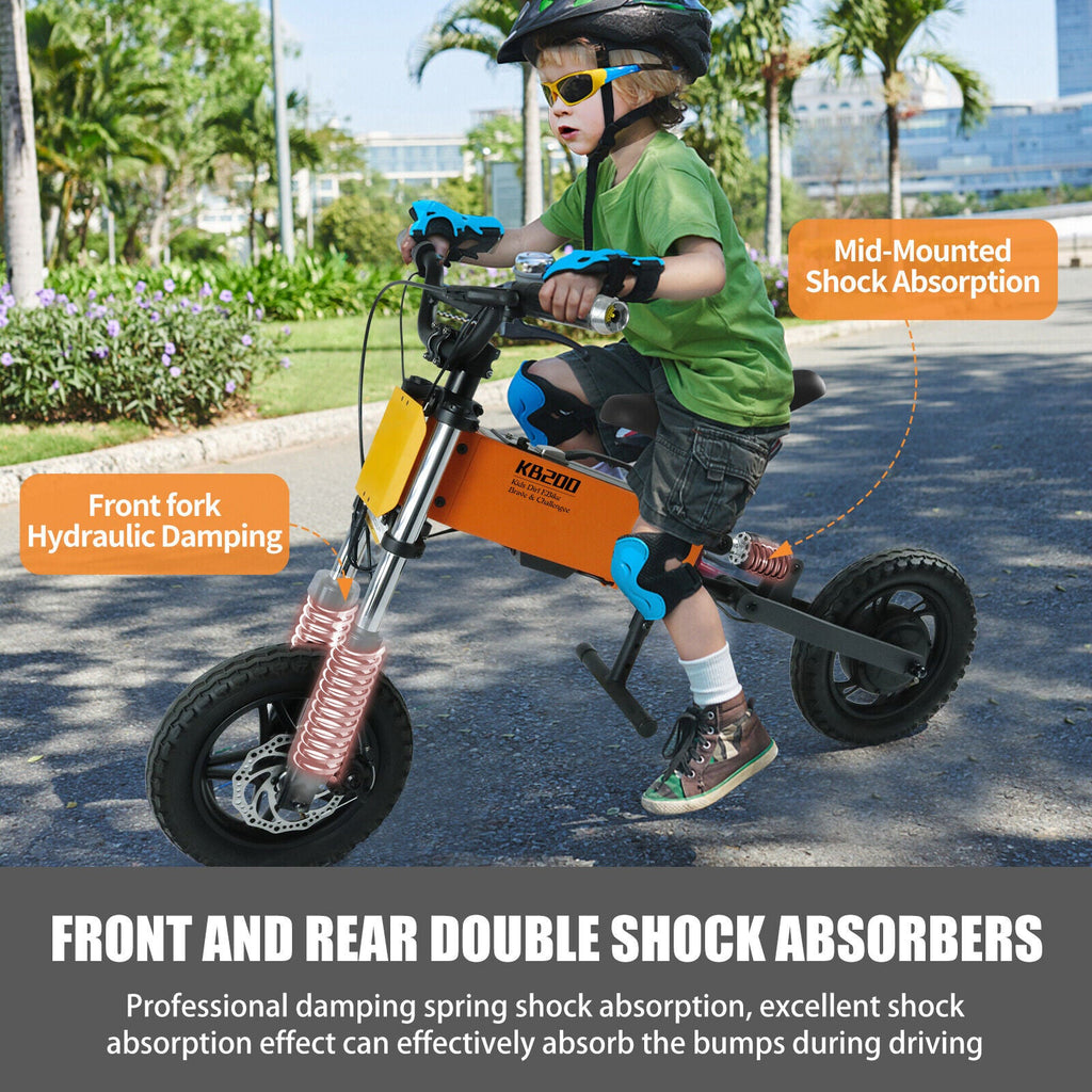 Electric Off-Road Ride On Bike for Kids - 24V 4Ah Battery Powered Outdoor Toy