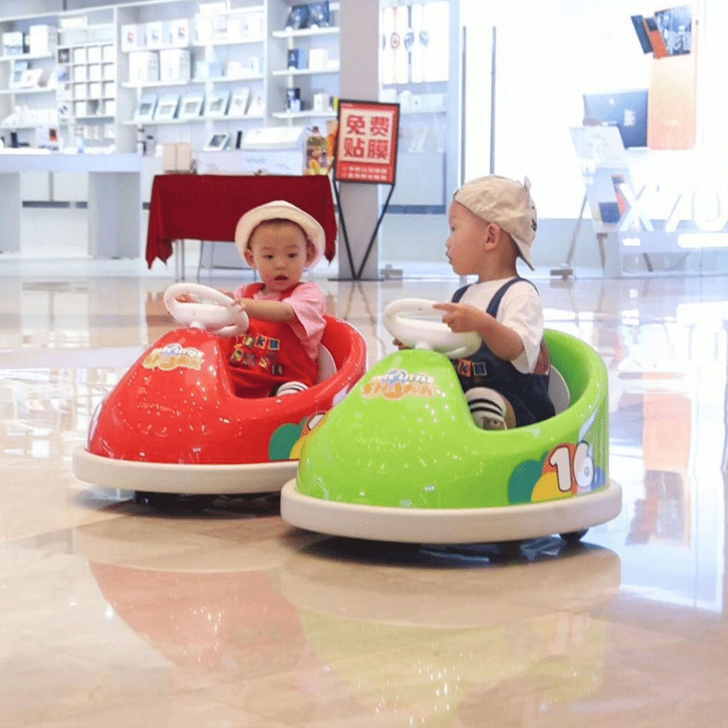 Electric Pink Bumper Car for Kids - 6 Volt Battery Powered Ride On