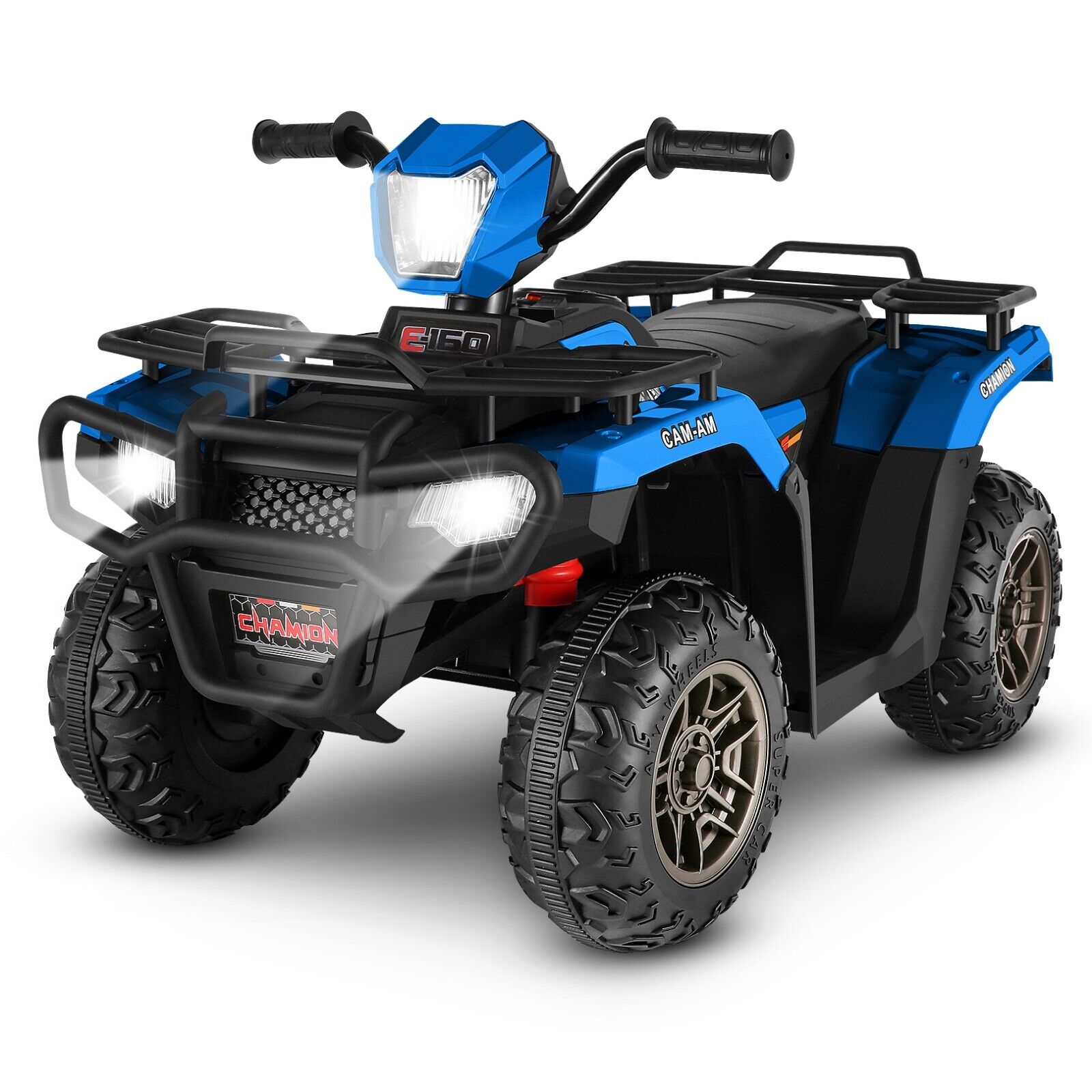 Electric Quad ATV Car for Kids with MP3 Music Player - 12V Battery Powered 4-Wheeler Truck