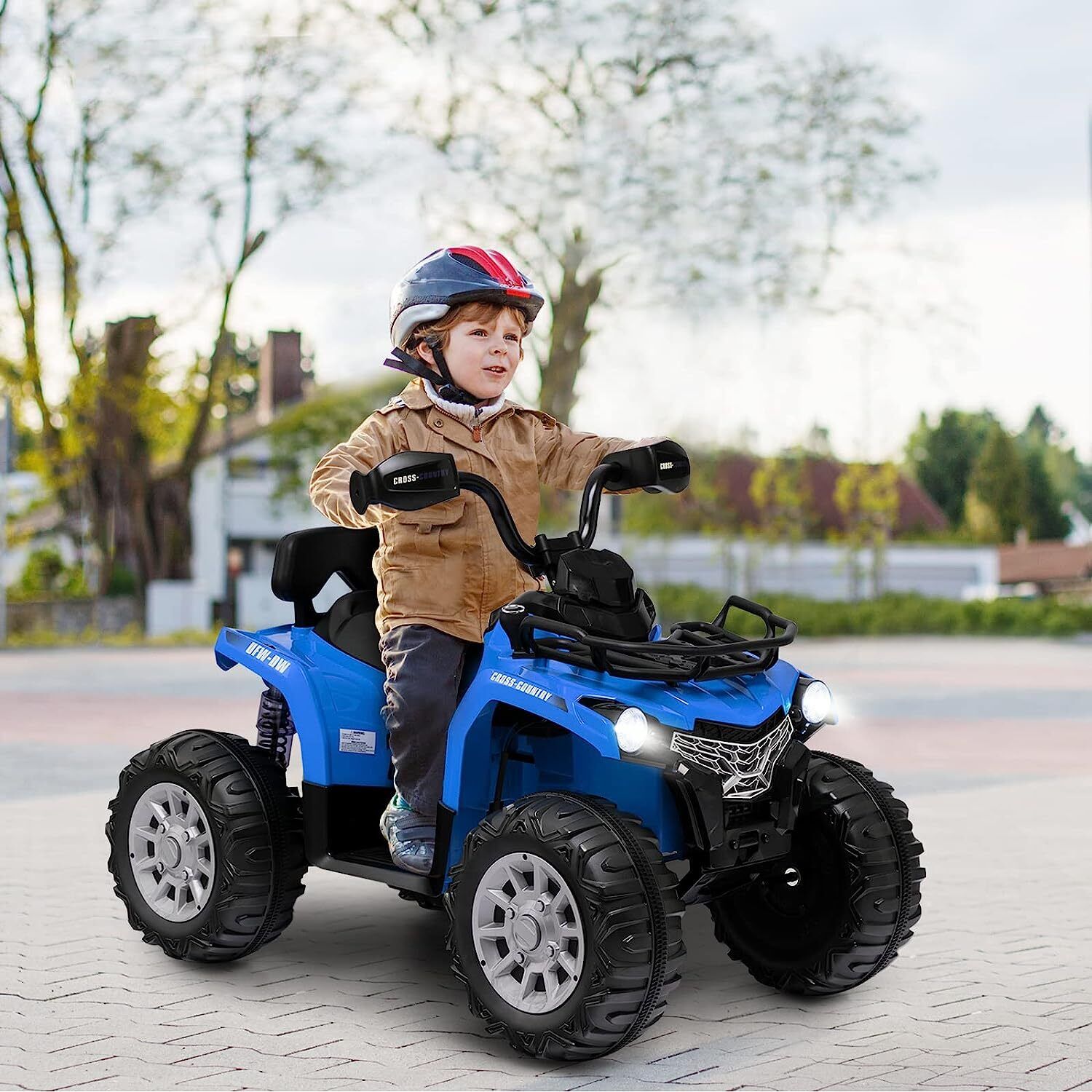 Electric Quad ATV for Kids - 12V Battery Powered with Low & High Speed Options