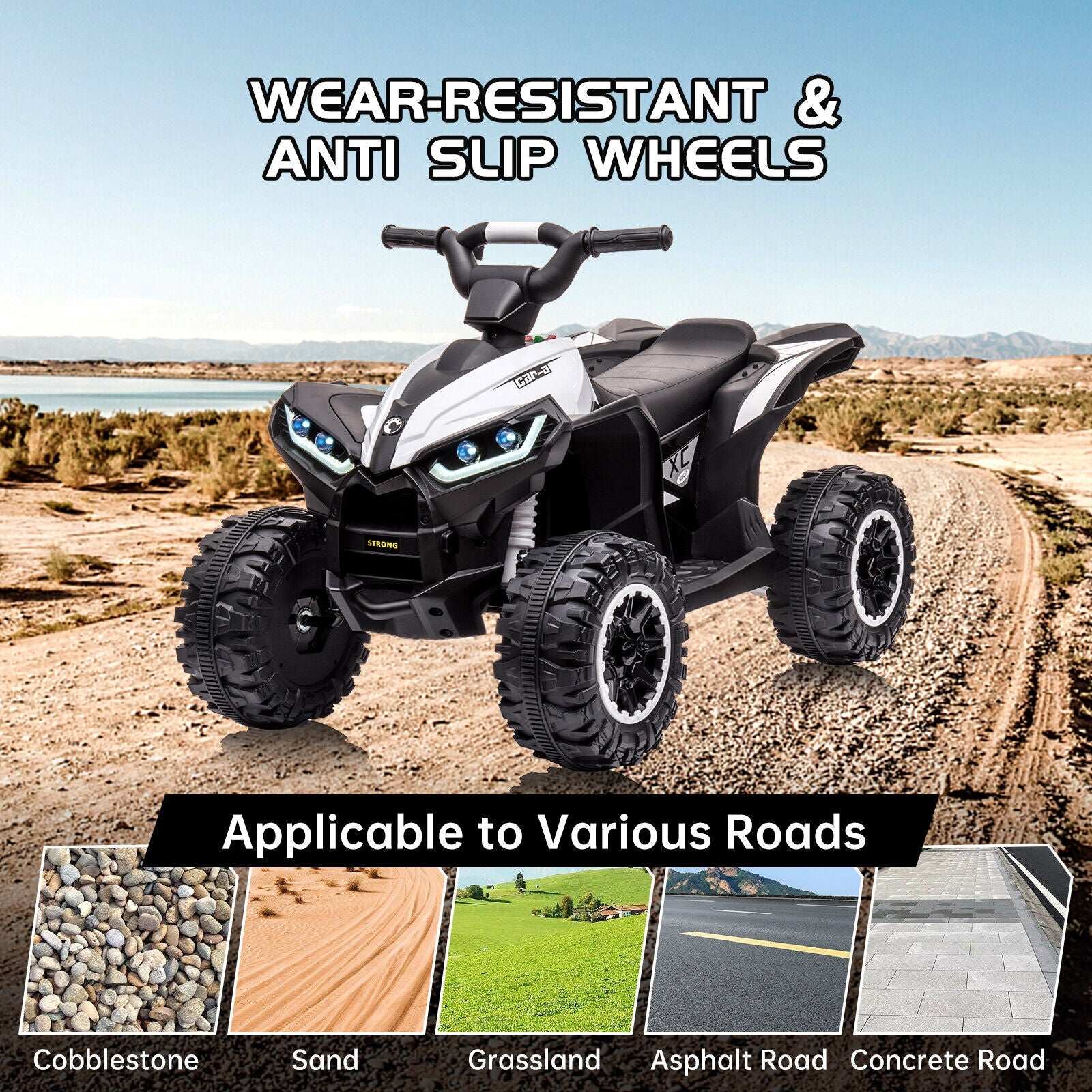 Electric Ride-On Car for Kids Ages 3+: Remote Control, 12V Battery Powered