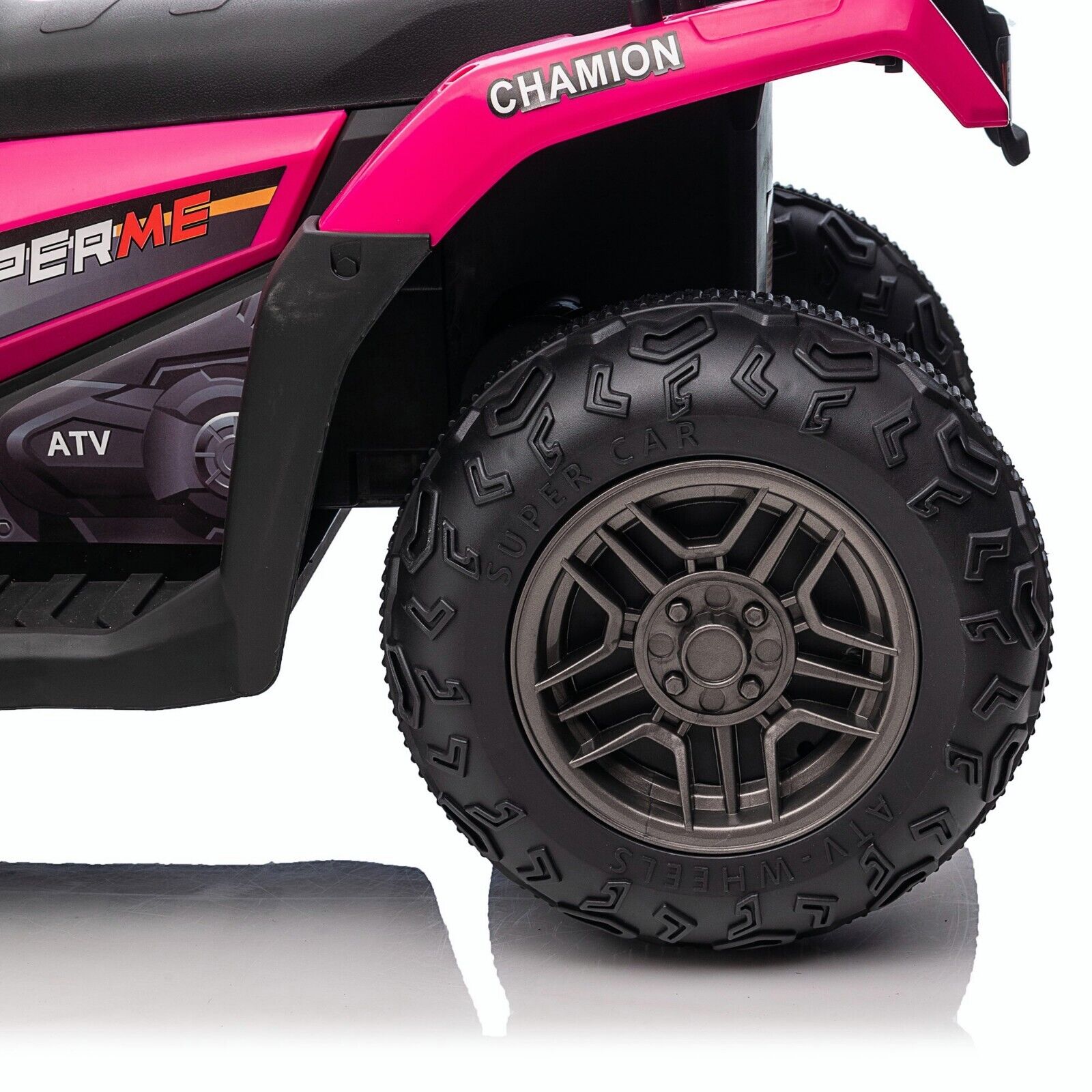Electric Quad Ride-On Car for Kids with MP3 Music Player - 12V Battery Powered 4-Wheeler Truck