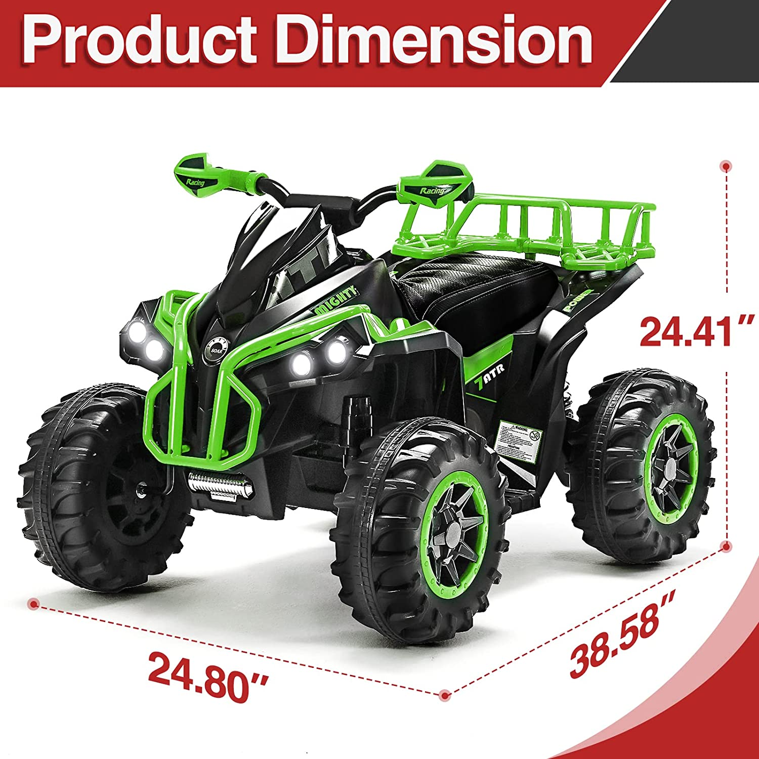 Electric Quad Vehicle for 3-7 Year Olds: The Perfect ATV Toy for Kids!