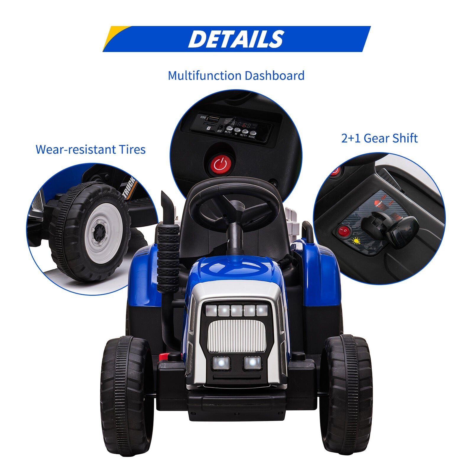 Electric Remote Control Ride-On Car for Kids Ages 3-6