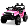 Electric Kids Ride-On Jeep SUV with 2 Speeds, Remote Control, LED Lights, and Music